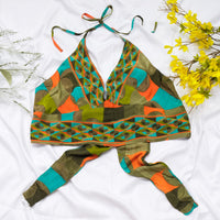 Reversible Retro Halter Top