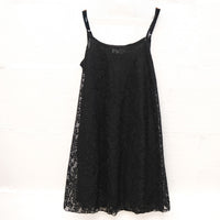 Celestial Semi Sheer Lace Cami Dress with Pockets