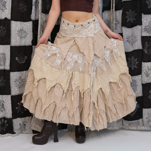 Dusty Moon Layered Wrap Skirt