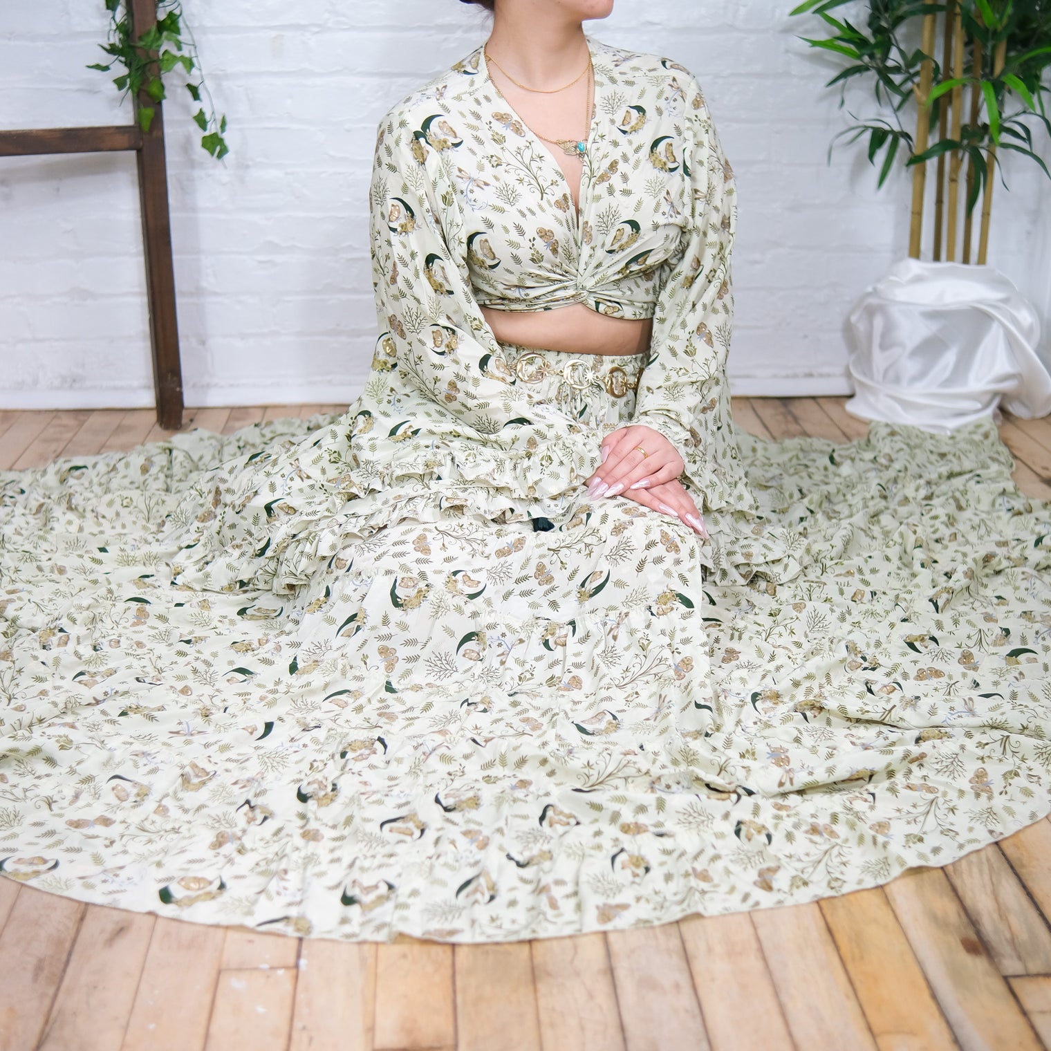 Nova Whisper Flowy Skirt Set