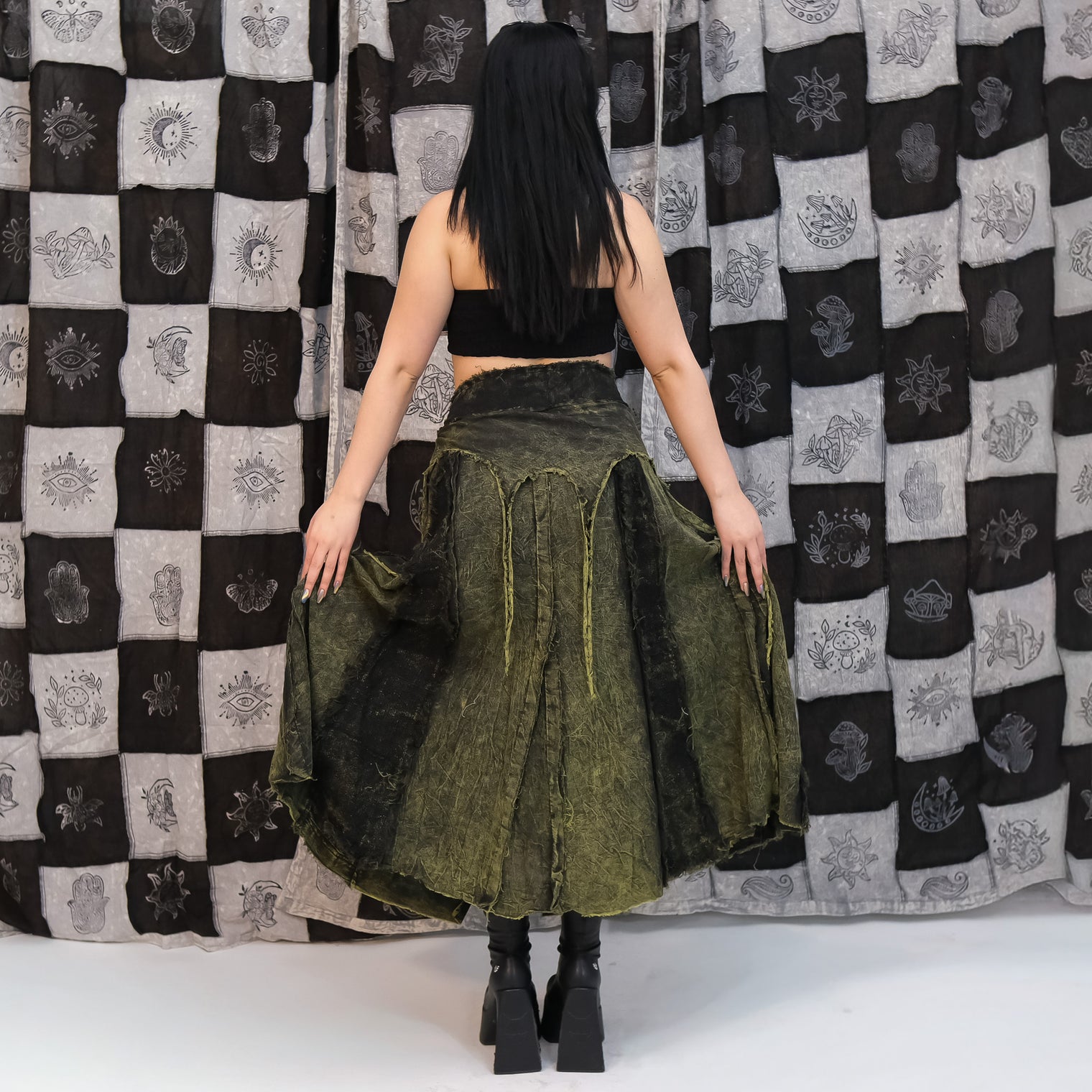 Festival Fairy Grunge Wrap Skirt
