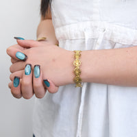 Seven Chakra Open Cuff Bracelet