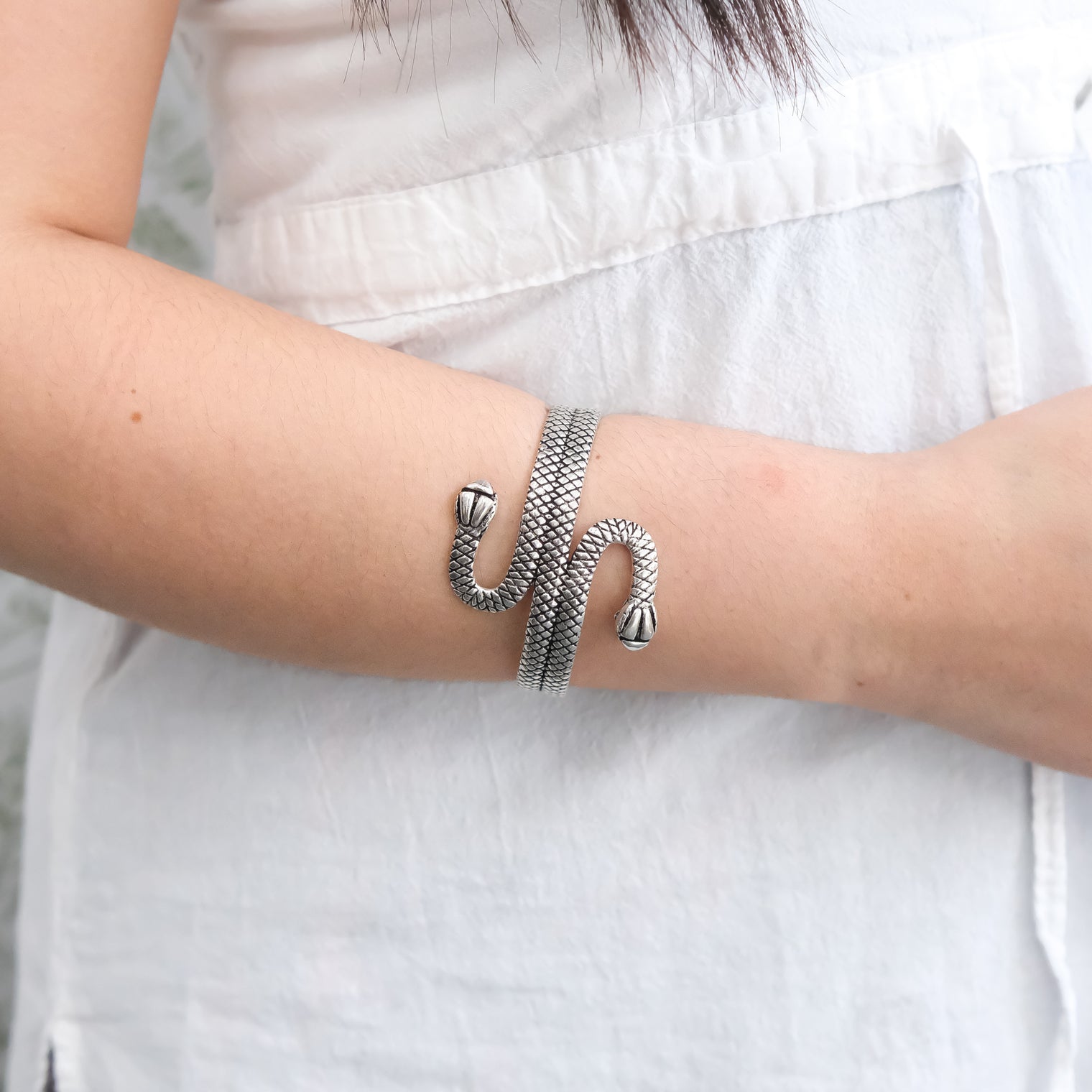 Snake Wrap Cuff Bracelet