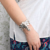 Ganesha Adjustable Cuff Bracelet