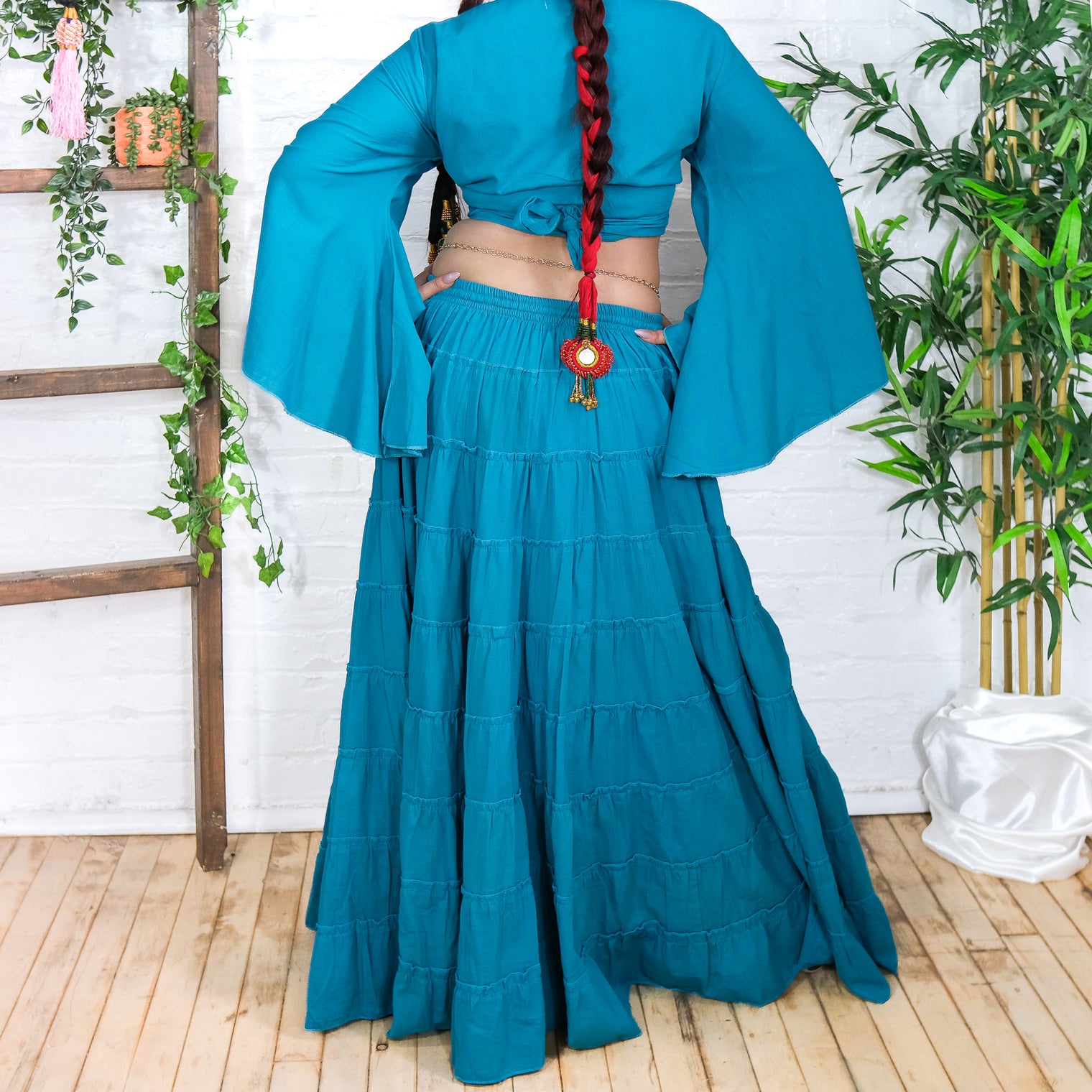 Solstice Skirt with Ruffle Sleeve Top