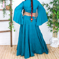 Solstice Skirt with Ruffle Sleeve Top