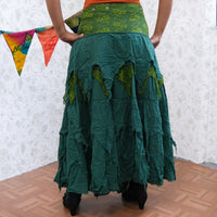 Dusty Moon Layered Wrap Skirt