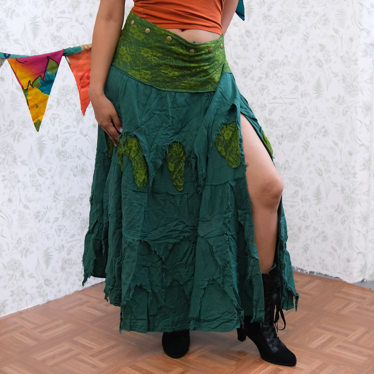 Dusty Moon Layered Wrap Skirt
