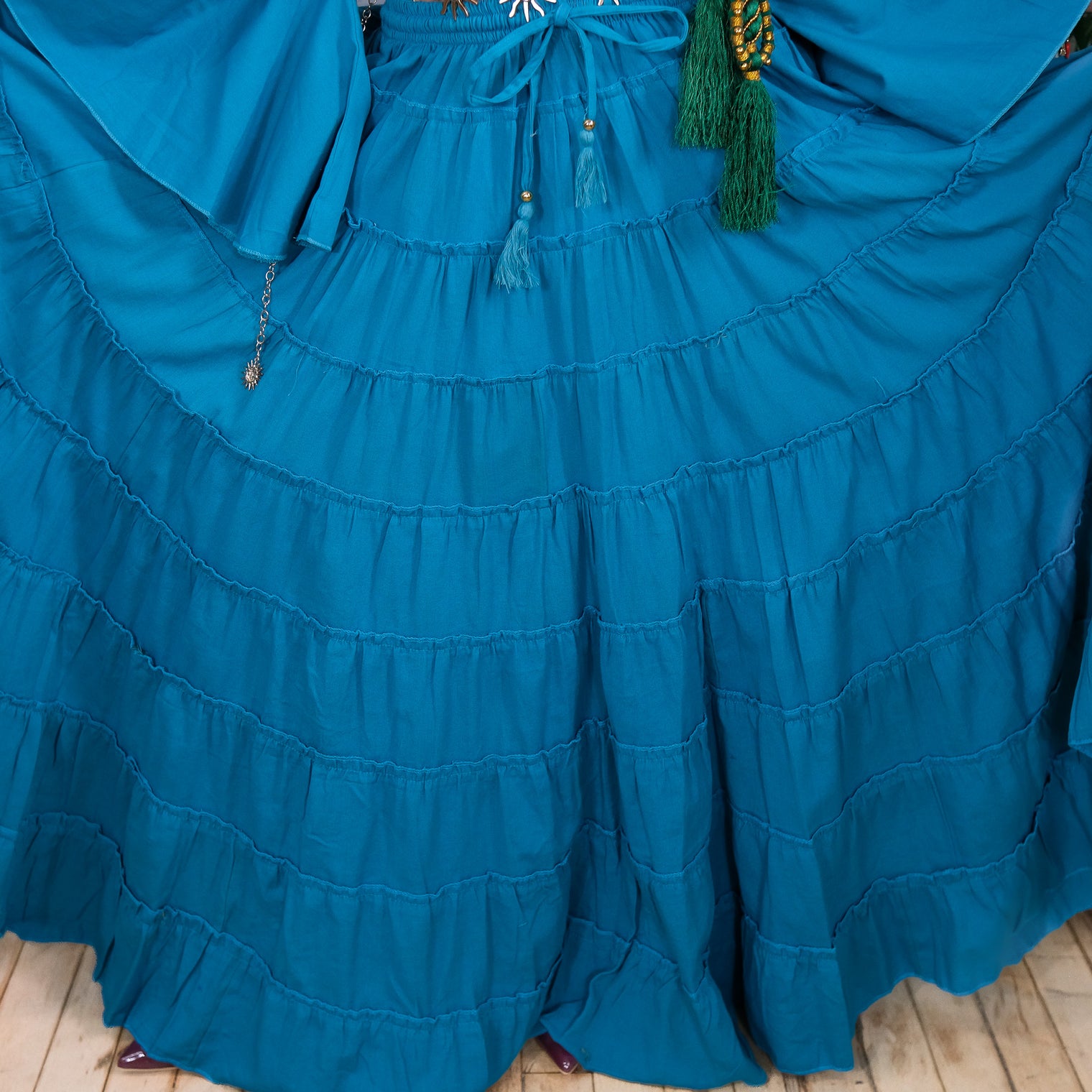 Solstice Skirt with Ruffle Sleeve Top