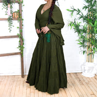 Solstice Skirt with Ruffle Sleeve Top