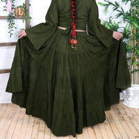 Solstice Skirt with Ruffle Sleeve Top