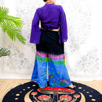 Tie Dye Cotton Palazzo Pants