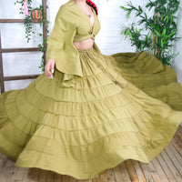 Solstice Skirt with Ruffle Sleeve Top