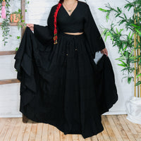 Solstice Skirt with Ruffle Sleeve Top