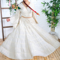 Solstice Skirt with Ruffle Sleeve Top