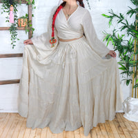 Solstice Skirt with Ruffle Sleeve Top