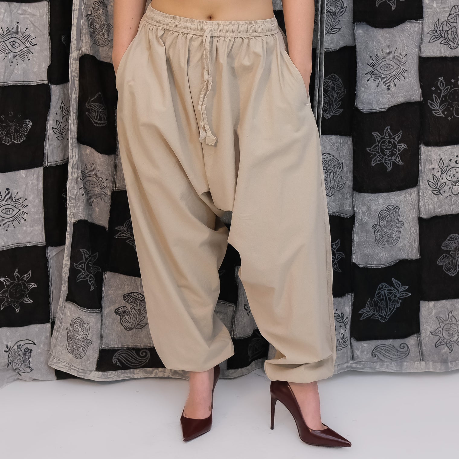 Boho Cotton Unisex Harem Pants