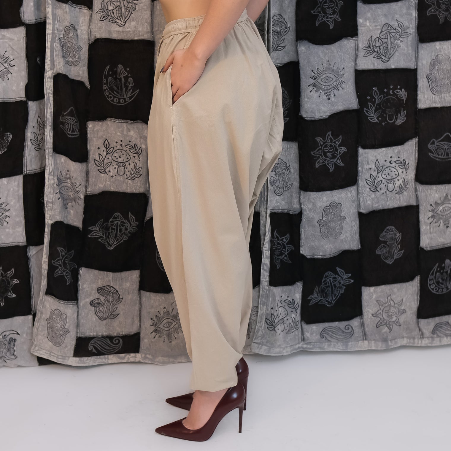 Boho Cotton Unisex Harem Pants