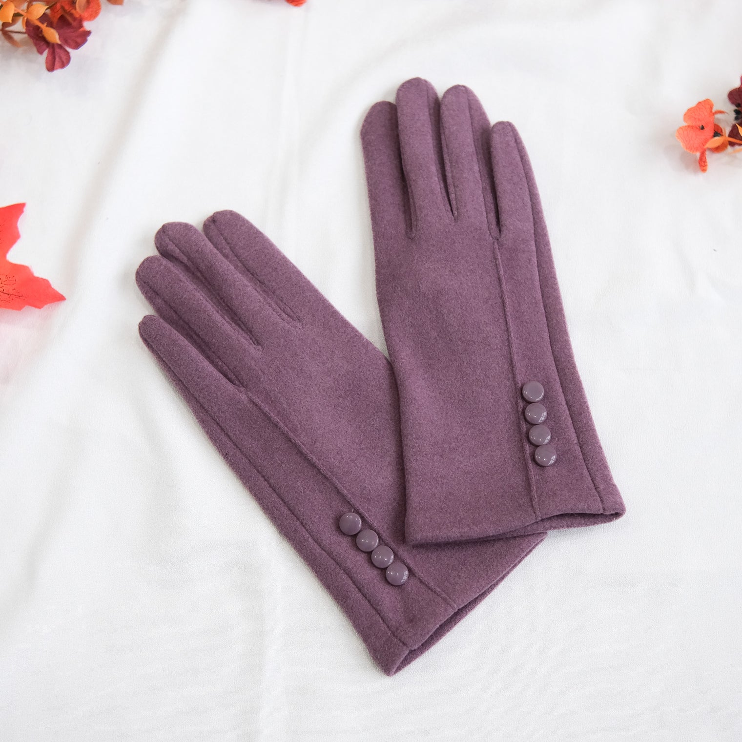 Women Touch Screen Gloves with Fleece Lining
