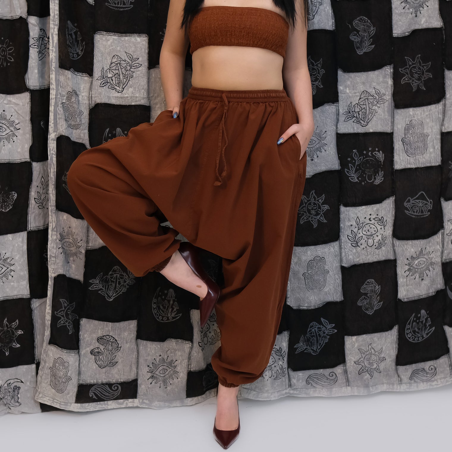 Boho Cotton Unisex Harem Pants