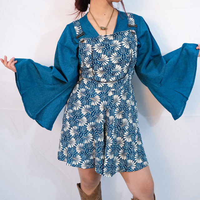 Boho Breeze Flowy Wide Leg Rompers