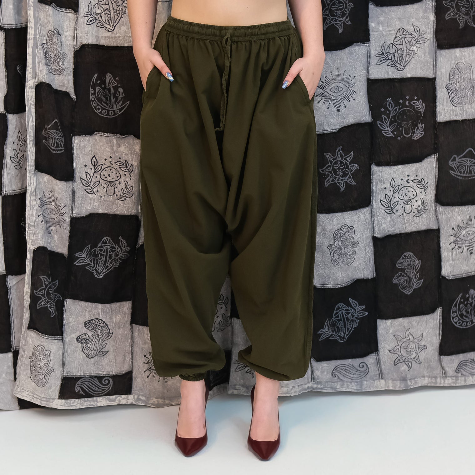 Boho Cotton Unisex Harem Pants
