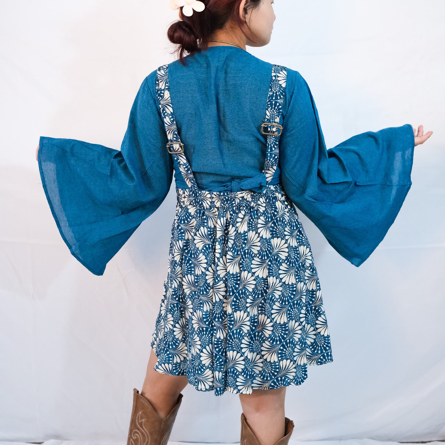 Boho Breeze Flowy Wide Leg Rompers