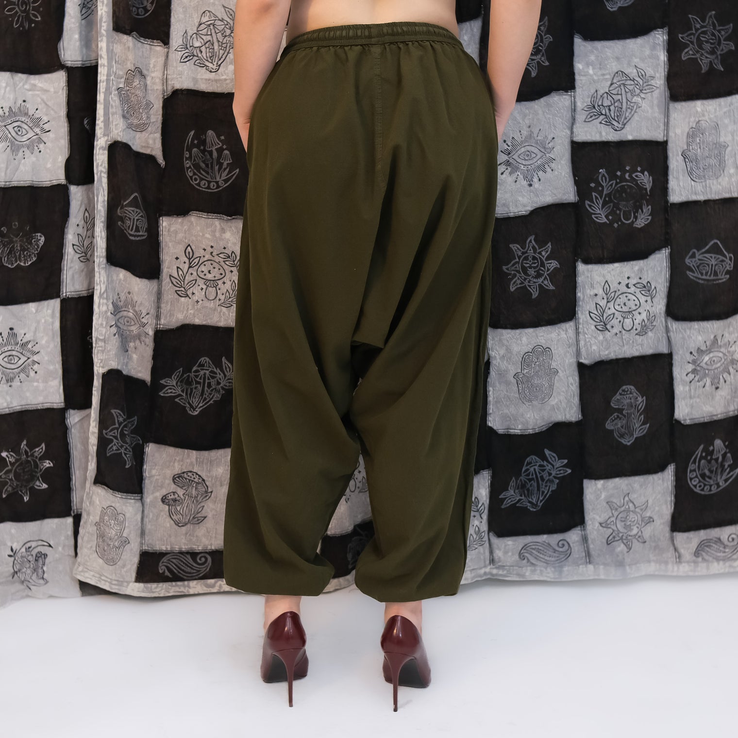Boho Cotton Unisex Harem Pants