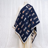 Boho Cat Print Scarfs