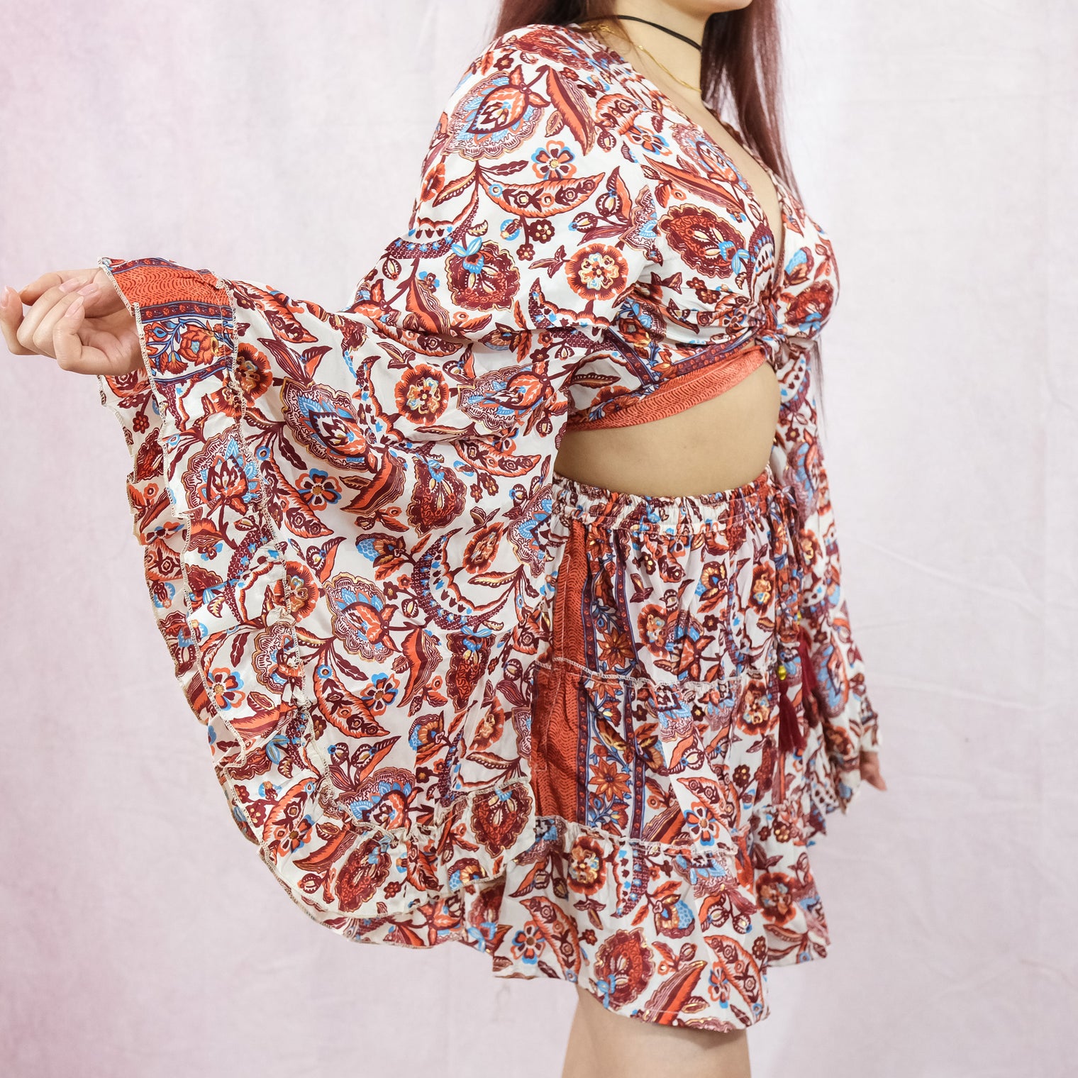 Luna Flare Mini Skort Set with Pockets