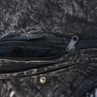 Boho Stonewashed Crossbody  Fringe Bag