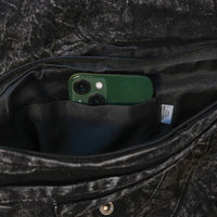 Boho Stonewashed Crossbody  Fringe Bag