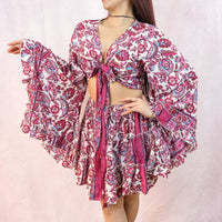 Luna Flare Mini Skort Set with Pockets