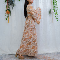 70s Style Boho 2 Piece Pant+ Top Outfit