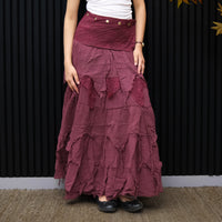Dusty Moon Layered Wrap Skirt