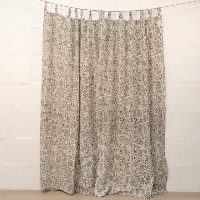 Boho Paisley Cotton Curtains