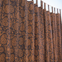 Boho Paisley Cotton Curtains