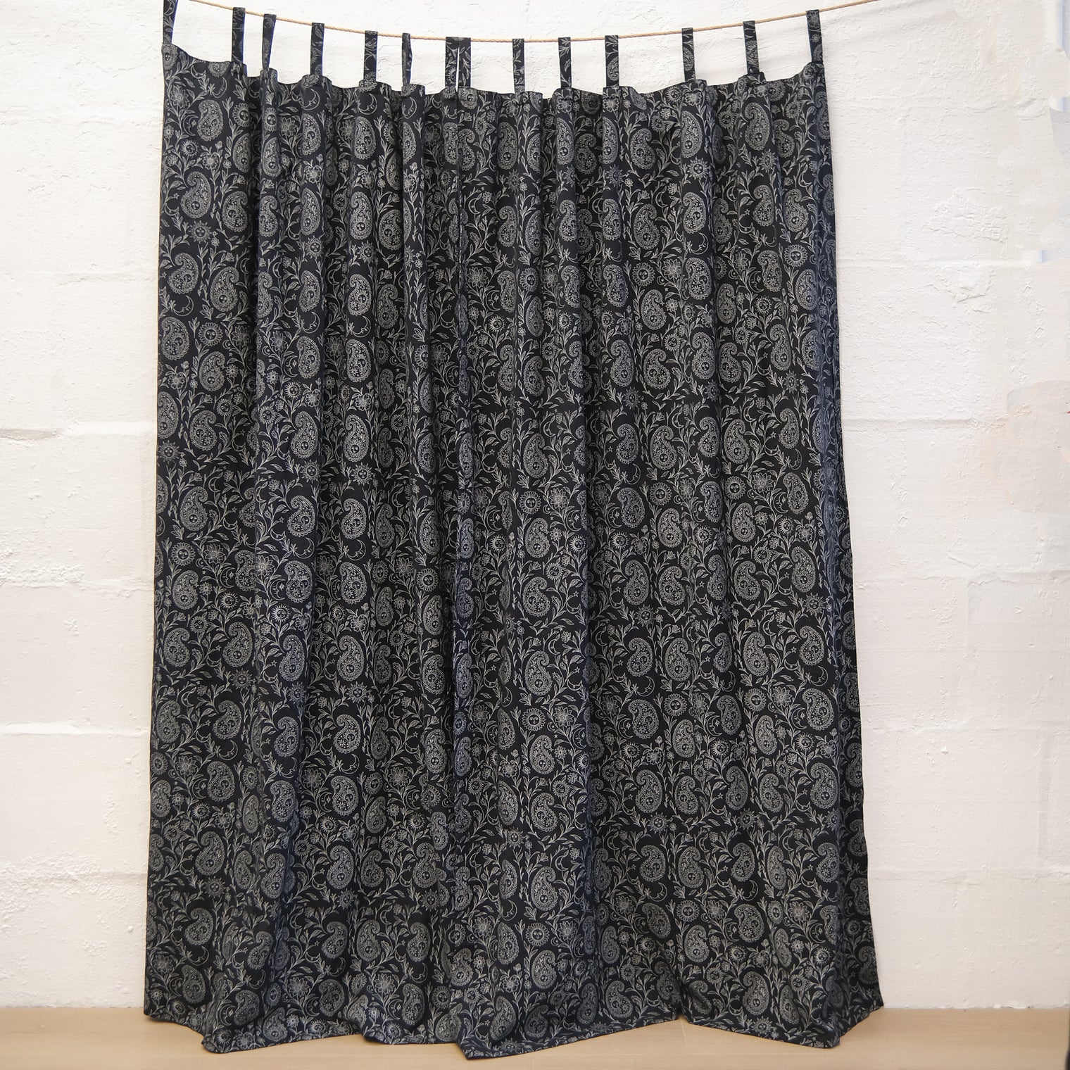 Boho Paisley Cotton Curtains