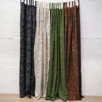Boho Paisley Cotton Curtains