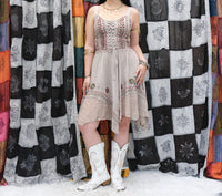 Ever Bloom Flowy Embroidery Dress