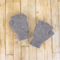 Crocheted Unisex Merino Wool Convertible Gloves/Mittens