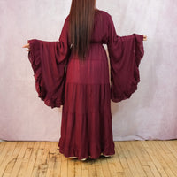Moonlit Boho Duster with Ruffle Sleeve