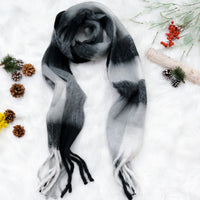 Oversized Plaid Winter Scarfs