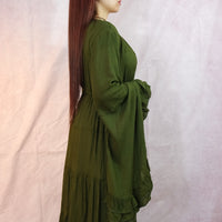 Moonlit Boho Duster with Ruffle Sleeve