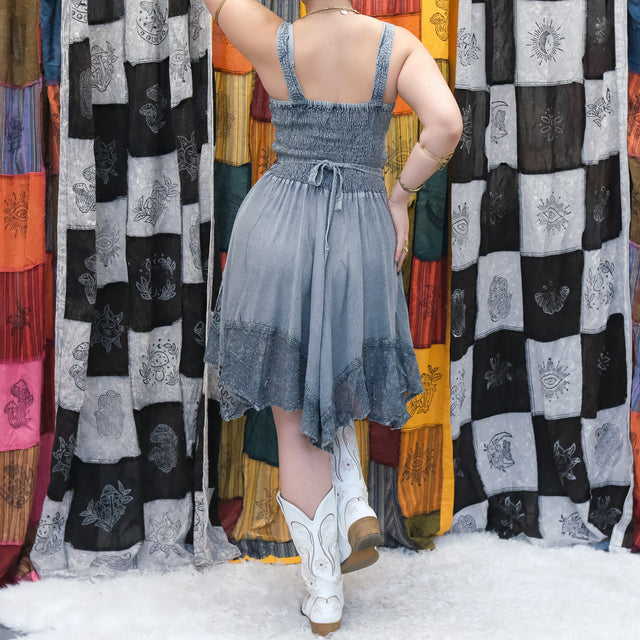 Ever Bloom Flowy Embroidery Dress
