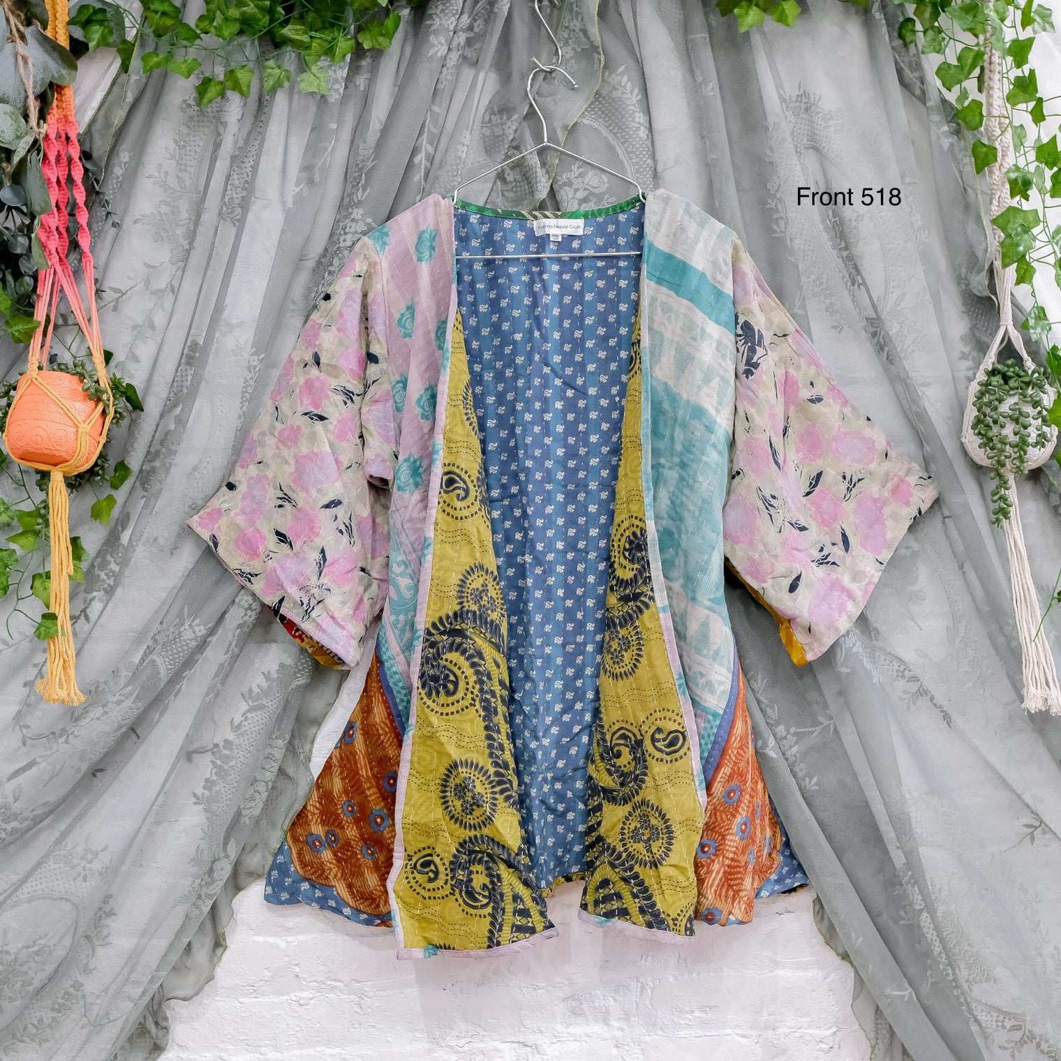 Kantha Short Kimono