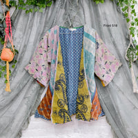 Kantha Short Kimono