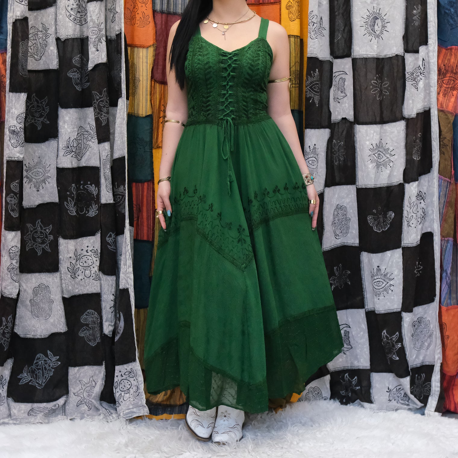 Fairycore Lace Up Dress