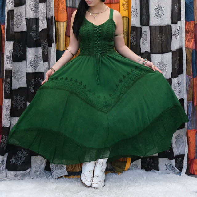 Fairycore Lace Up Dress
