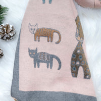 Boho Cat Print Scarfs